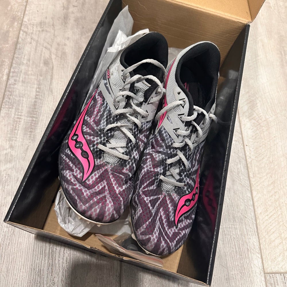 Saucony Track Cross Country Spikes Cleats - 8.5